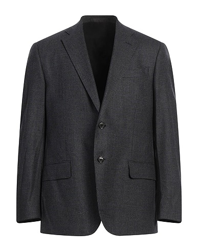 LUBIAM Blazer Charcoal 99% Virgin Wool, 1% Elastane