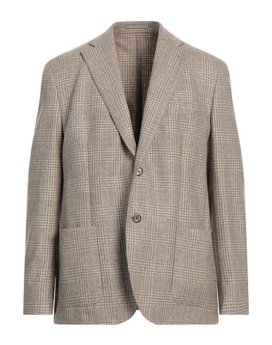 LUBIAM Blazer Beige 100% Virgin Wool