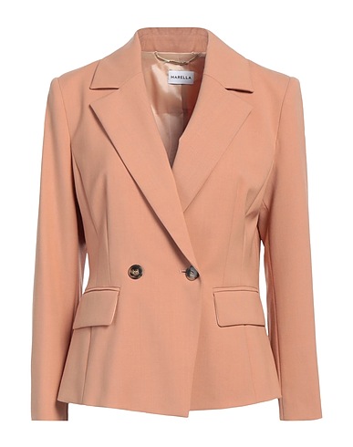MARELLA Giacca Cammello 53% Poliestere, 43% Lana Vergine, 4% Elastan