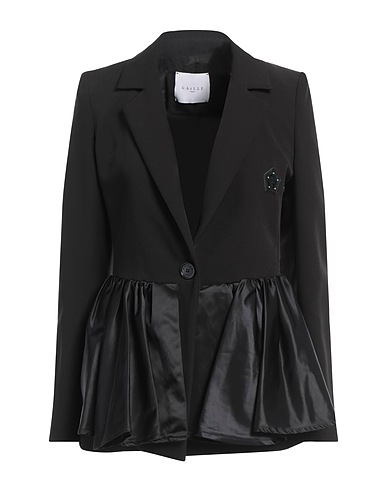 GAëLLE Paris Blazer Black 90% Polyester, 10% Elastane, Polyamide