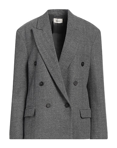 VICOLO Blazer Grey 62% Polyester, 35% Viscose, 3% Elastane