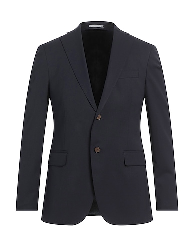 MICHAEL KORS MENS Blazer Navy blue 51% Polyester, 42% Wool, 7% Elastane