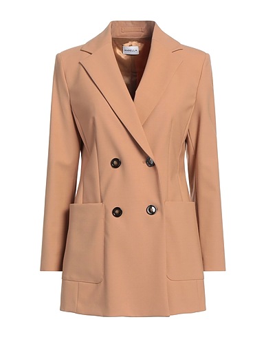 MARELLA Blazer Camel 53% Polyester, 43% Virgin Wool, 4% Elastane