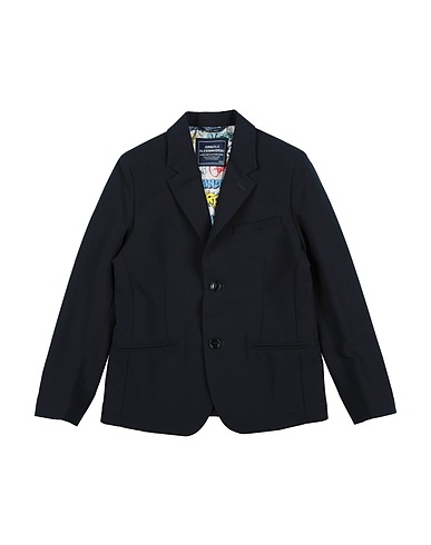DANIELE ALESSANDRINI Blazer Midnight blue 68% Polyester, 20% Viscose, 10% Wool, 2% Elastane