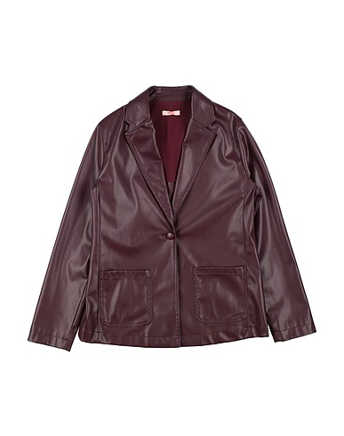 LIU •JO Giacca Bordeaux 100% Poliestere, Resina poliuretanica