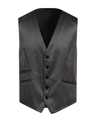 MANUEL RITZ Waistcoat Lead 80% Polyester, 20% Viscose