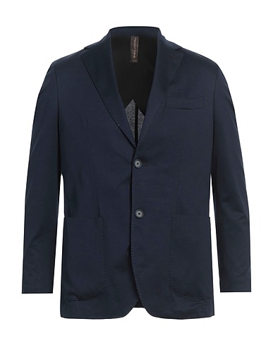 TWENTY-ONE by ANTONIO CARNEVALE Blazer Midnight blue 100% Cotton