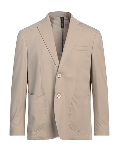 TWENTY-ONE by ANTONIO CARNEVALE Blazer Beige 55% Viscose, 40% Polyamide, 5% Elastane