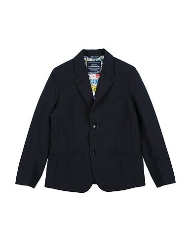 DANIELE ALESSANDRINI Blazer Navy 68% Polyester, 20% Viscose, 10% Wool, 2% Elastane