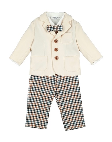 COLORICHIARI Baby co-ord Beige 77% Polyester, 21% Viscose, 2% Elastane