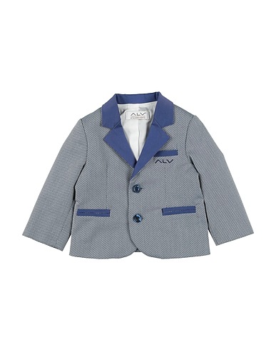 ALV by ALVIERO MARTINI Blazer Blue 60% Cotton, 37% Polyester, 3% Elastane