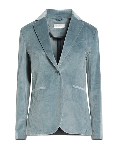 CIRCOLO 1901 Blazer Sky blue 98% Cotton, 2% Elastane