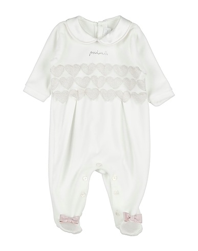 MODÌ COLLEZIONE Strampelanzug für Babys MINÙ BY MODÌ COLLEZIONE Weiß 80% Baumwolle, 20% Polyamid