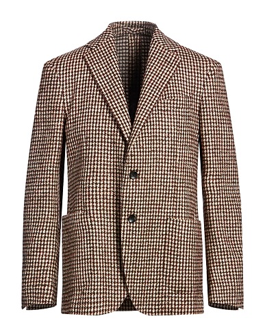 LARDINI Blazer Brown 68% Wool, 25% Alpaca wool, 6% Polyester, 1% Elastane