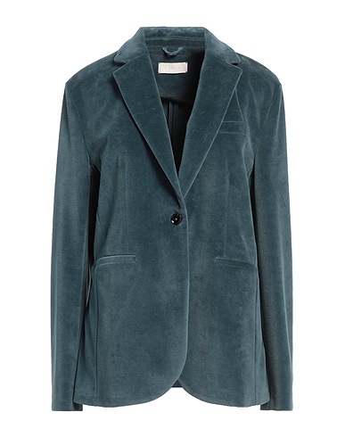 CIRCOLO 1901 Blazer Deep teal 80% Cotton, 20% Polyester