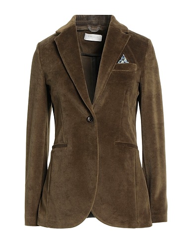 CIRCOLO 1901 Blazer Military green 80% Cotton, 20% Polyester