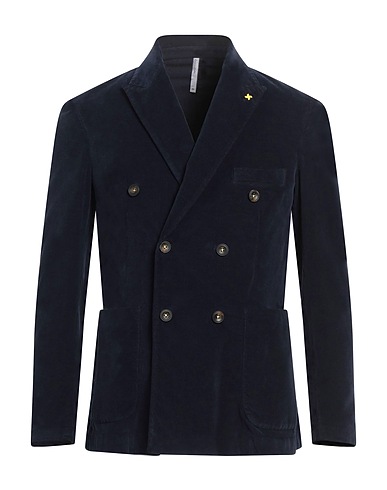 ALESSANDRO GILLES Blazer Navy 64% Cotton, 35% Lycra®, 1% Elastane