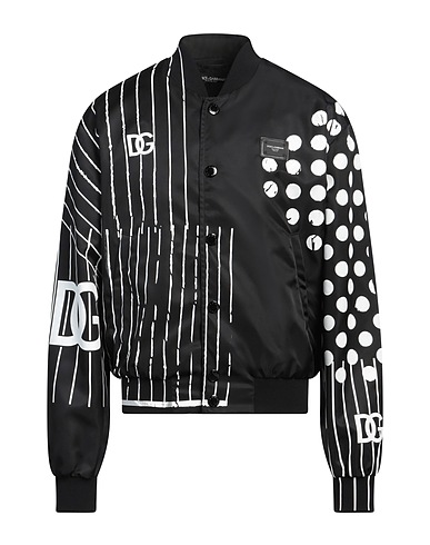 DOLCE&GABBANA Jacket Black 100% Polyamide, Nylon, Elastane