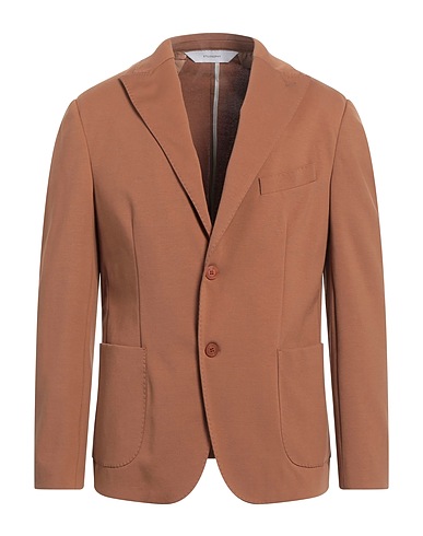 STILOSOPHY Blazer Brown 56% Cotton, 37% Nylon, 7% Elastane