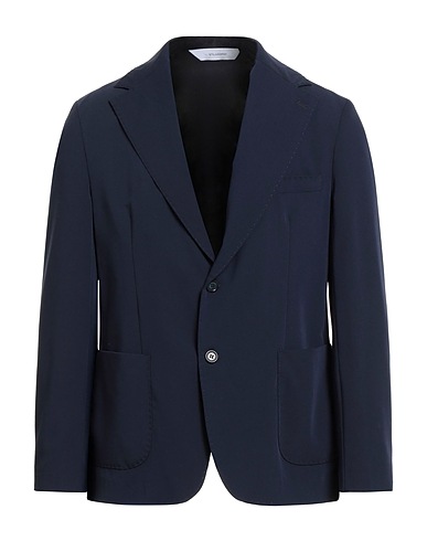 STILOSOPHY Blazer Navy blue 77% Polyester, 18% Rayon, 5% Elastane