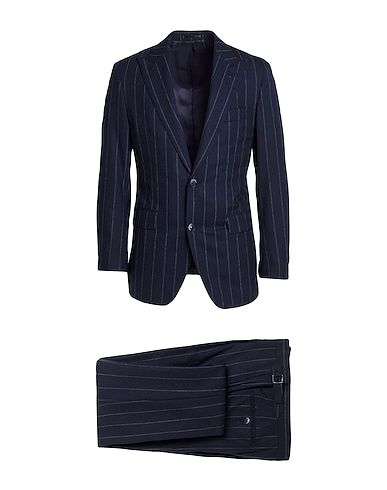 ATELIER MUNRO Suits FOR SANTA EULALIA Midnight blue 98% Wool, 2% Elastane