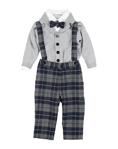 COLORICHIARI Suits Grey 100% Wool, Modal, Cotton