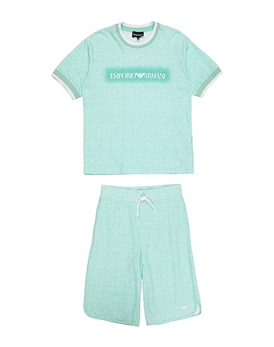 EMPORIO ARMANI Tuta da ginnastica Verde chiaro 100% Cotone, Poliestere