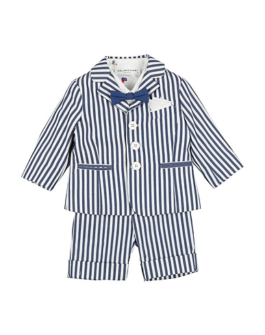 COLORICHIARI Suits Navy blue 100% Cotton