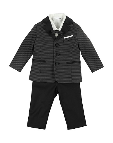 COLORICHIARI Suits Black 80% Cotton, 17% Polyester, 3% Elastane, Viscose