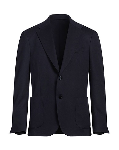 LARDINI Blazer Midnight blue 94% Wool, 6% Cashmere