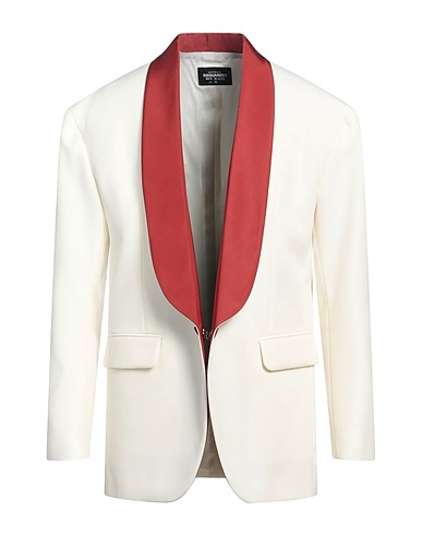 DSQUARED2 Blazer Ivory 55% Polyester, 45% Virgin Wool