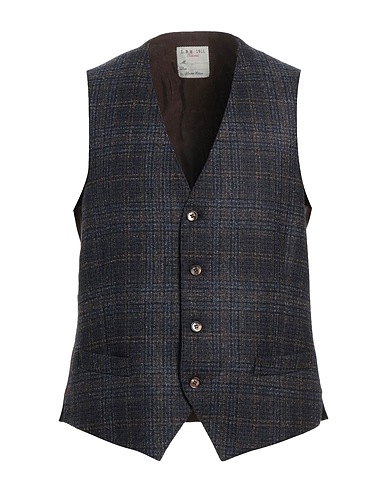 L.B.M. 1911 Waistcoat Navy blue 86% Virgin Wool, 14% Polyester