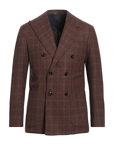 BARBA Napoli Blazer Brown 90% Virgin Wool, 10% Cashmere