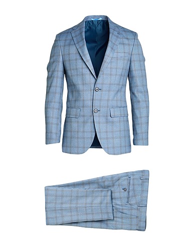 TELAMIRA Suits Sky blue 65% PES, 32% Viscose, 3% Elastane