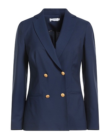 BARBA Napoli Giacca Blu navy 100% Lana Vergine
