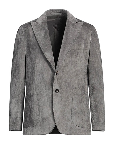 LARDINI Blazer Grey 55% Viscose, 44% Cotton, 1% Elastane