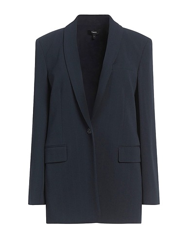 THEORY Blazer Midnight blue 70% Triacetate, 30% Polyester
