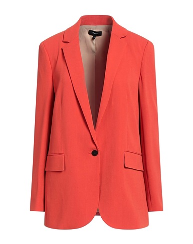 THEORY Blazer Orange 70% Triacetate, 30% Polyester