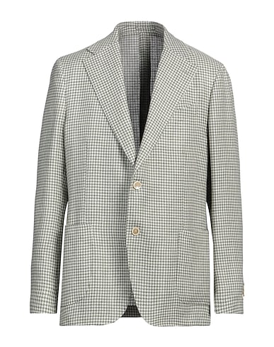 LARDINI Blazer Green 58% Wool, 42% Linen