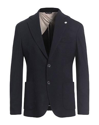 EREDI DEL DUCA Blazer Navy blue 82% Viscose, 15% PAN - Polyacrylonitrile, 3% Elastane