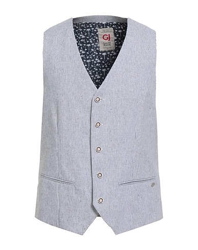 GAUDÌ Waistcoat Blue 55% Linen, 45% Cotton