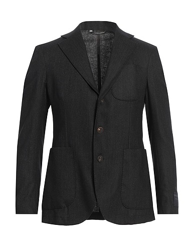 MESSAGERIE Blazer LUXE FABRICS Charcoal 62% Virgin Wool, 24% Nylon, 9% Acrylic, 4% Cashmere, 1% Other Fibres