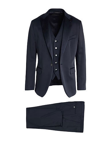 MESSAGERIE Abito LUXE FABRICS Blu notte 60% Viscosa, 40% Poliestere