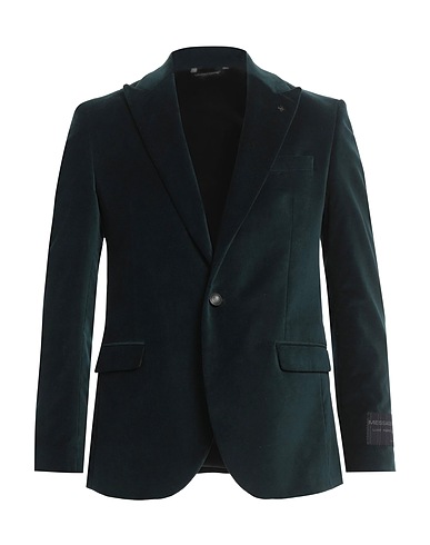 MESSAGERIE Blazer PATRIZIO PISCAGLIA Verde scuro 100% Cotone