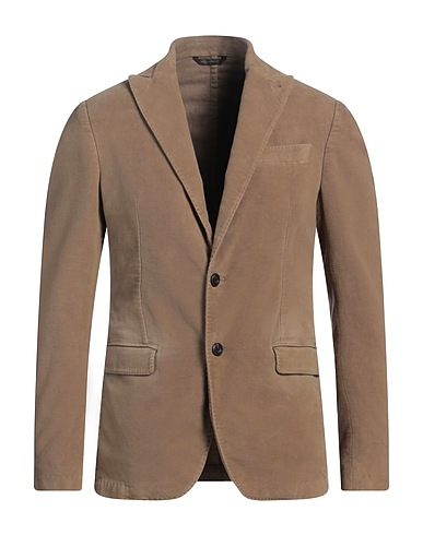 MESSAGERIE Blazer PATRIZIO PISCAGLIA Khaki 98% Cotton, 2% Elastane