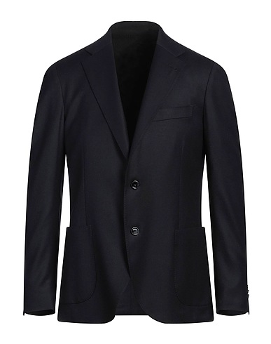 LARDINI Blazer Midnight blue 89% Wool, 10% Cashmere, 1% Elastane