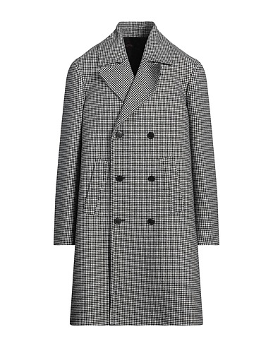MESSAGERIE Coat PATRIZIO PISCAGLIA Black 50% Wool, 30% Polyester, 20% Cotton