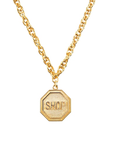 MOSCHINO Necklace Gold Metal