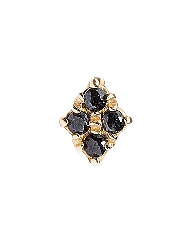 LIL Milan Ear cuff or single earring MOONY NERO 9KT
 Black 375/1000 gold