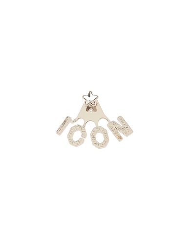 DSQUARED2 Earcuff e orecchino singolo Argento 92% Ottone, 6% Cristallo, 2% Acciaio